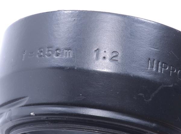 【Y48】レンズフード BK ねじ込み式 ( Nikon f=8.5cm 1:2 NIPPON KOGAKU JAPAN ) 珍品 初期 ビンテージ