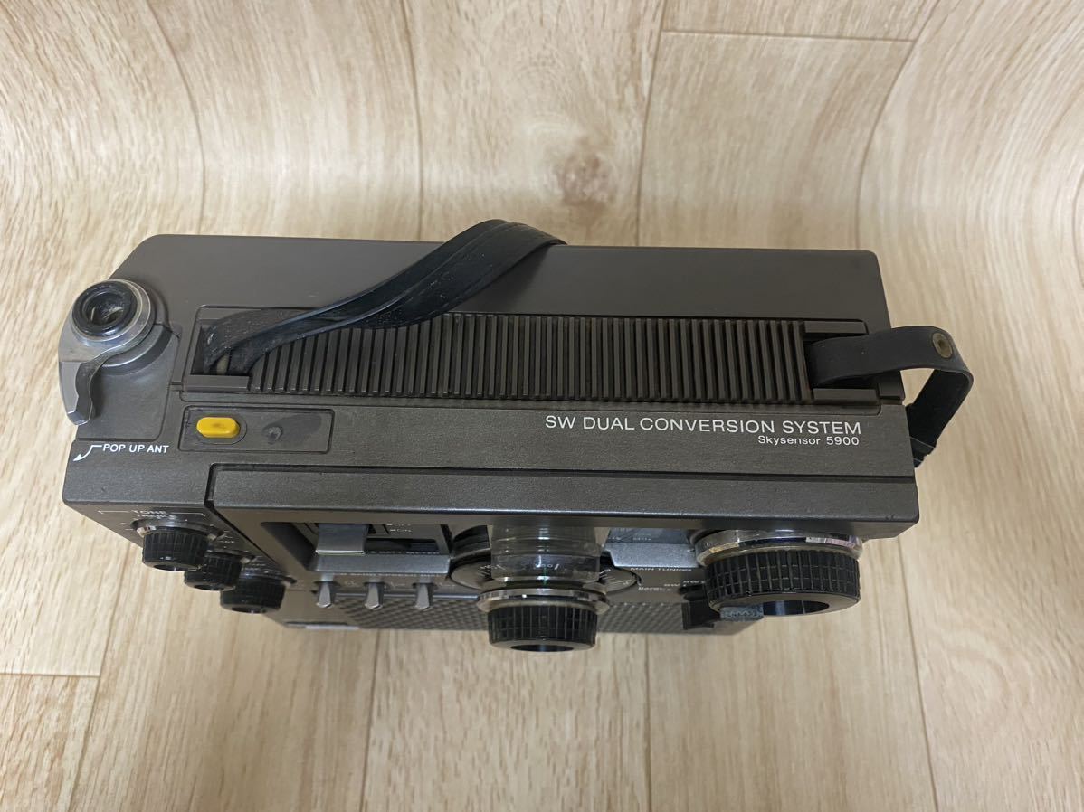 電池蓋欠品有り】 SONY ソニー スカイセンサー ICF-5900 通電 電池蓋欠品有り】 SONY ソニー スカイセンサー ICF-5900 通電