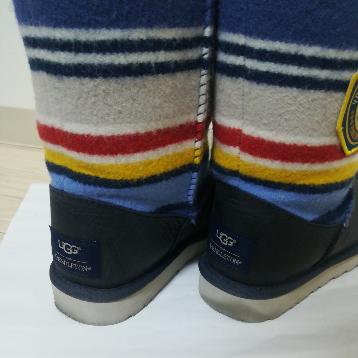 ペンドルトンPENDLETON アグUGG　ムートンブーツ　シューズ　38 24㎝_画像10