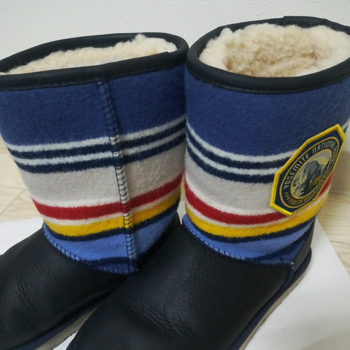 ペンドルトンPENDLETON アグUGG　ムートンブーツ　シューズ　38 24㎝_画像9