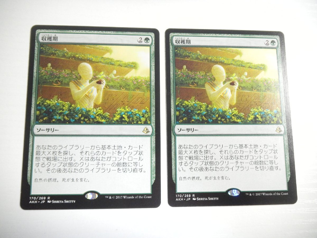 F237【MTG】収穫期 2枚セット_画像1