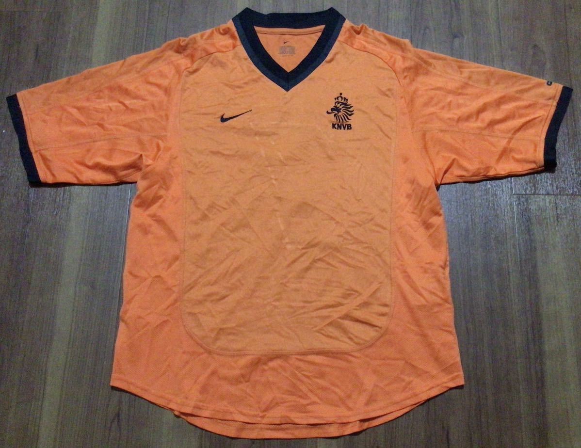 NIKE サッカー オランダ代表 ユニフォーム Sサイズ★KNVB ナイキ製 2000年_画像1