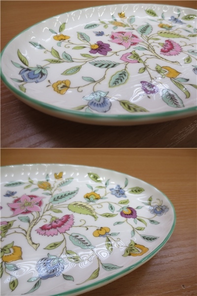  Rosenthal classic rose plate, Minton is Don hole B&B plate oval plate used 
