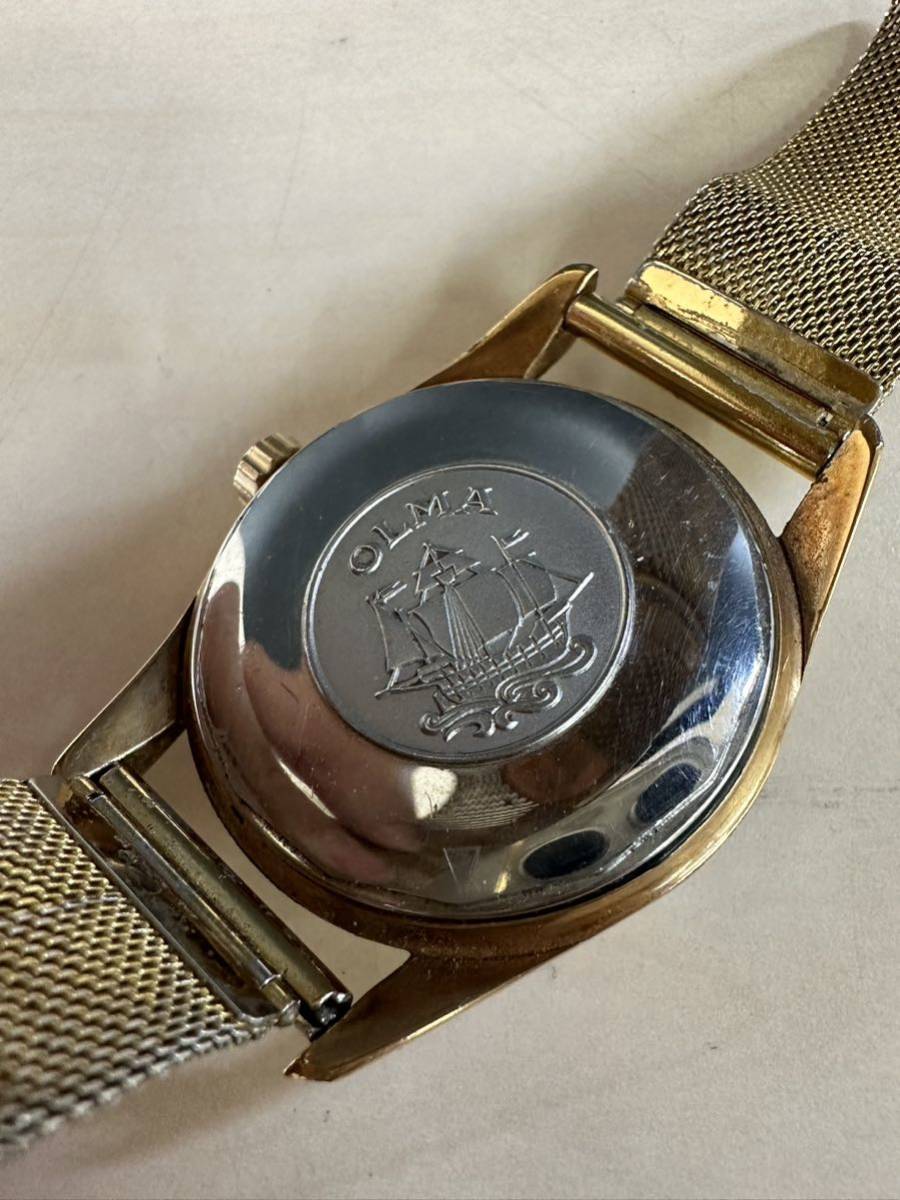 OLMA オルマ Caravelle カラベル メンズ腕時計 手巻き 41石 ベルト社外品_画像6
