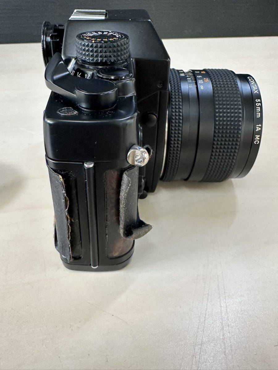 CONTAX RTS コンタックス ボディ フィルムカメラ carl Zeiss planar 1.4/50 レンズ 付き_画像3