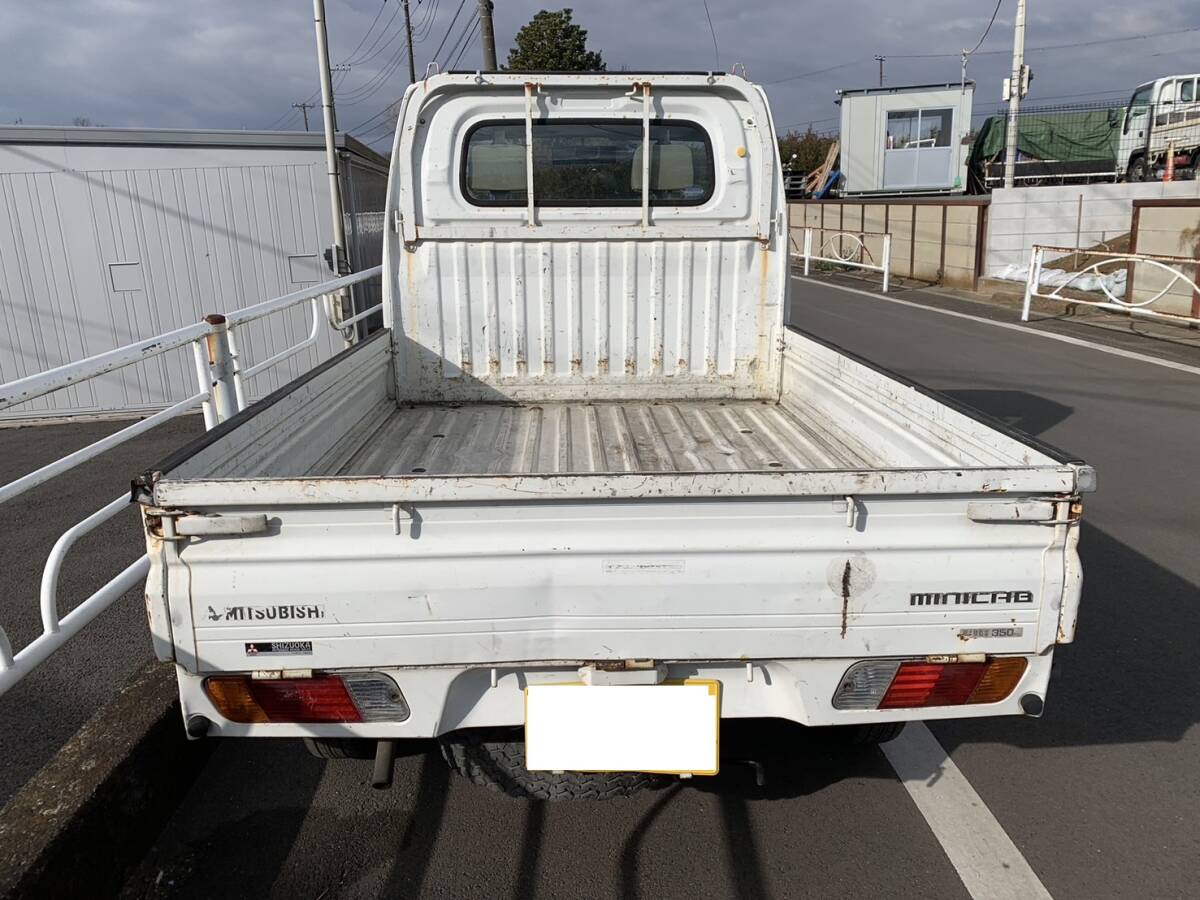 B18 三菱 軽トラ トラック ミニキャブ LE-U62T 4WD AT オートマ タイヤ4本交換済 車検令和7年3月9日迄 直接引取 神奈川県横浜市発_画像4