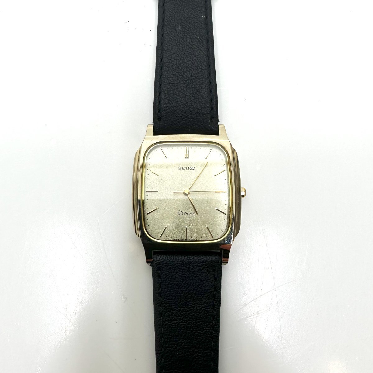 【9304‐802】SEIKO　８N41-5070　クォーツ時計　会社名刻印あり　可動　DOLCE　中古品_画像7