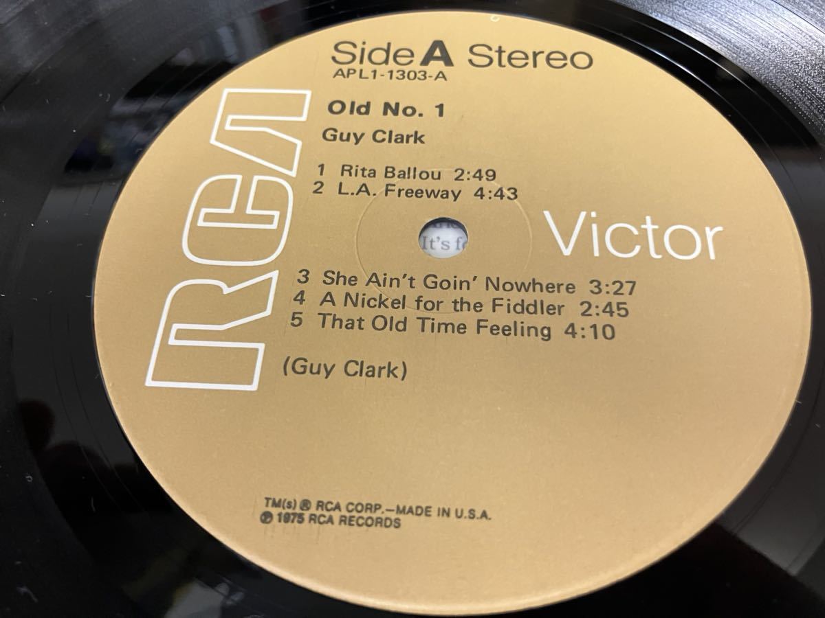Guy Clark★中古LP/USオリジナル盤「ガイ・クラーク～Old No.1」 _画像4