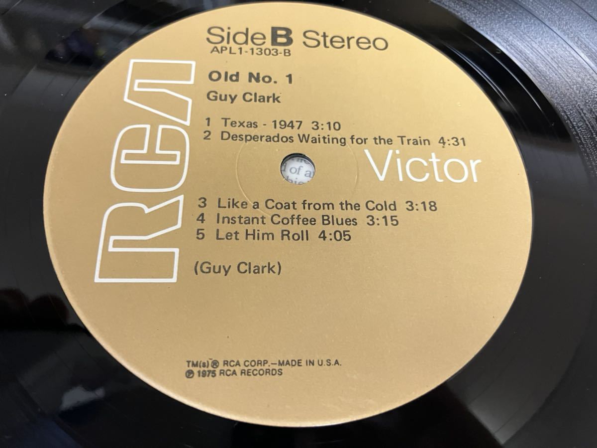 Guy Clark★中古LP/USオリジナル盤「ガイ・クラーク～Old No.1」 _画像5