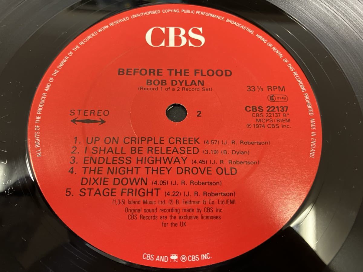 Bob Dylan/The Band★中古2LP/UK盤「ボブ・ディラン/ザ・バンド～Before The Flood」_画像5
