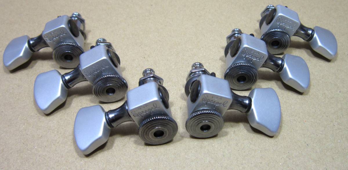 SPERZEL ( スパーゼル ) Trim-Lok 3x3 Locking Guitar Tuners Satin Chrome　未使用放置品_画像2