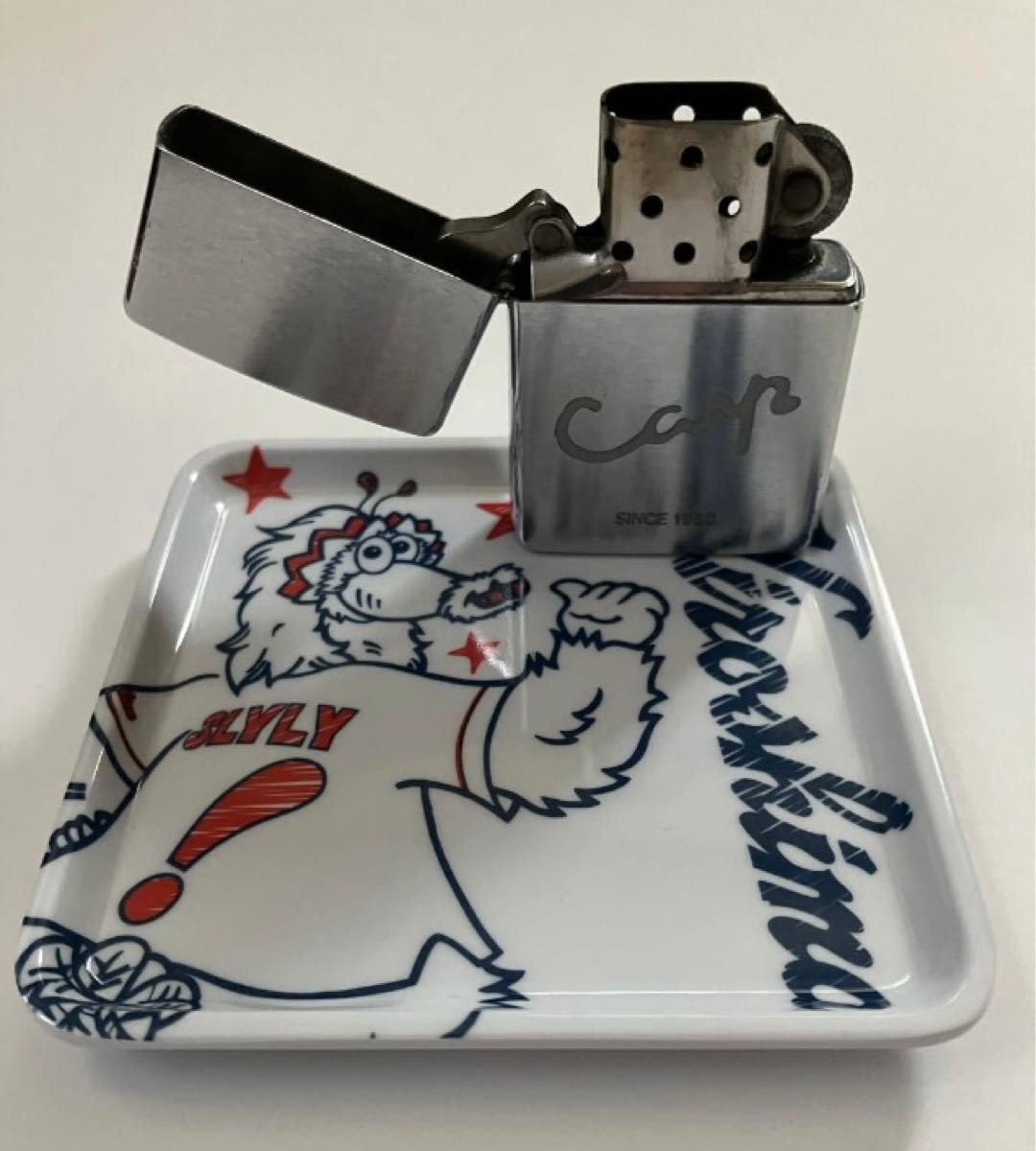 【ZIPPO】 広島東洋カープ since1950 ジッポーオイルライター ＋ スライリーコースター 