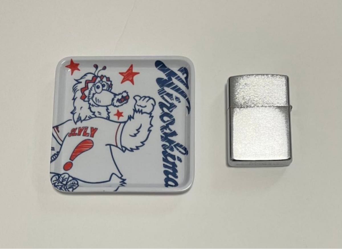 【ZIPPO】 広島東洋カープ since1950 ジッポーオイルライター ＋ スライリーコースター 