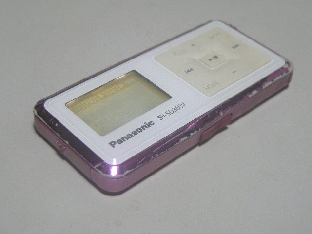 Panasonic D-SNAP SV-SD350V ピンク 本体_画像2