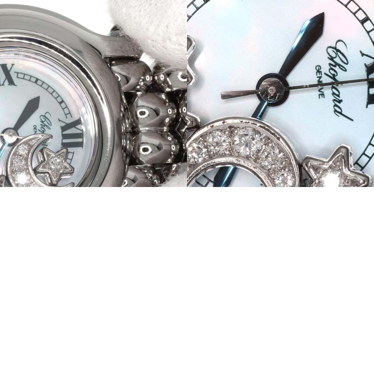 Chopard ショパール 27/8250-23 ハッピースポーツ ダイヤモンド 腕時計 ステンレススチール SS レディース 中古_画像10