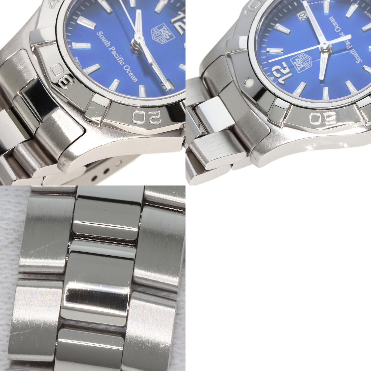 TAG HEUER TAG Heuer WAF141P Aquaracer 200ps.@ limitation wristwatch stainless steel SS lady's used 
