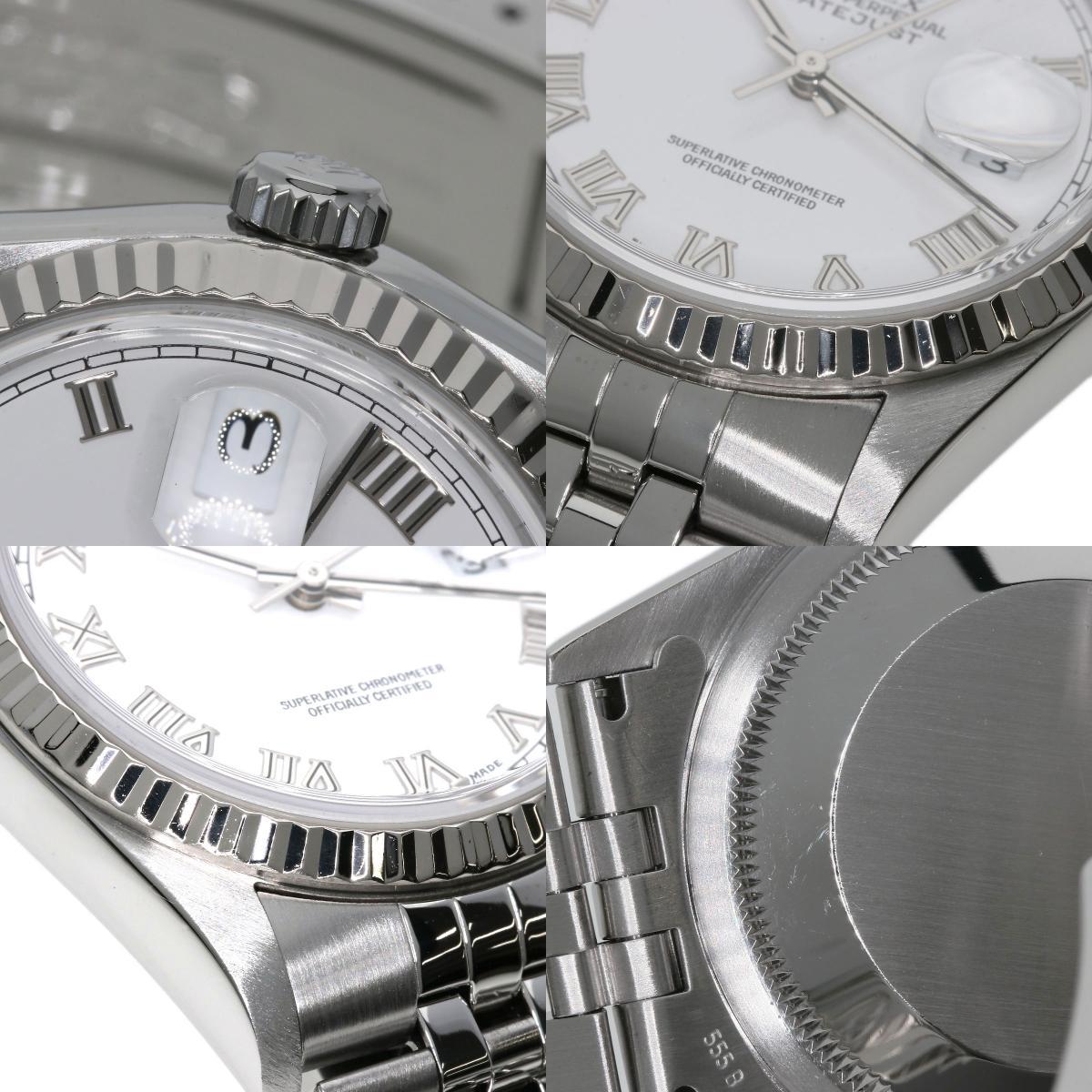 ROLEX ロレックス 16234 デイトジャスト 腕時計 ステンレススチール SS K18WG メンズ 中古_画像9