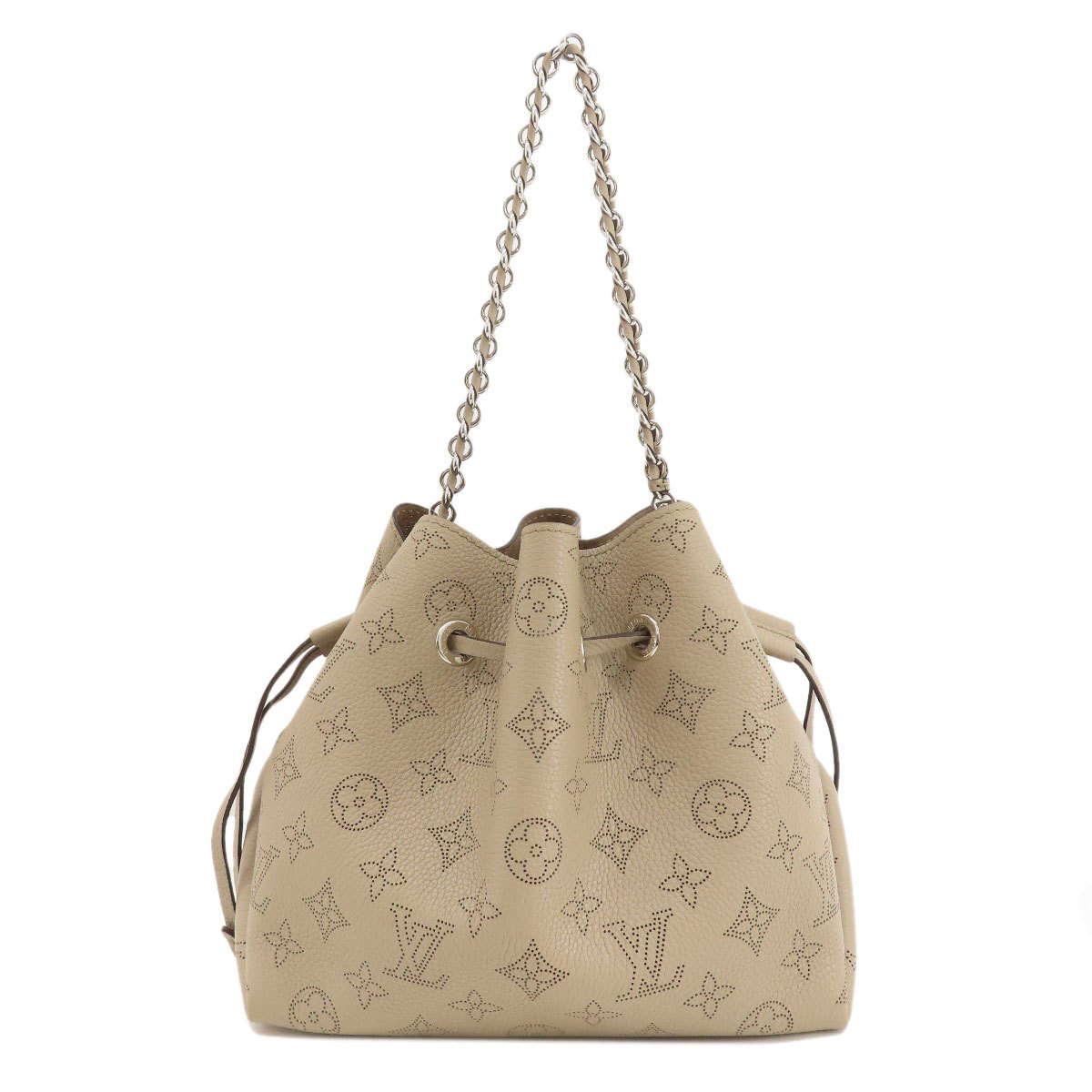 LOUIS VUITTON ルイヴィトン M57201 ベラ ショルダーバッグ マヒナレザー レディース 中古_画像2