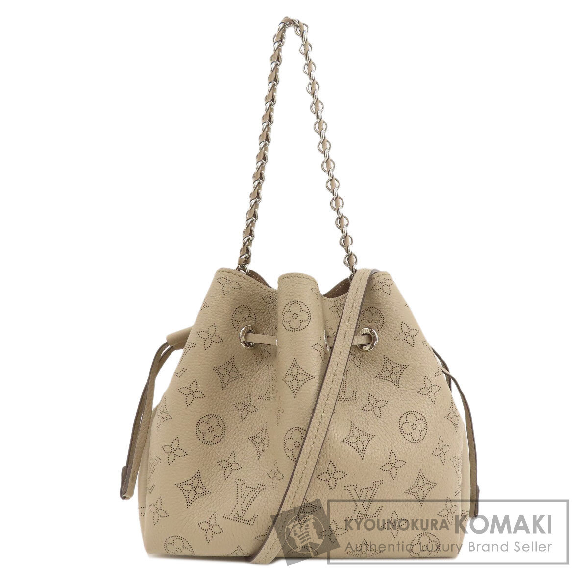 LOUIS VUITTON ルイヴィトン M57201 ベラ ショルダーバッグ マヒナレザー レディース 中古_画像1