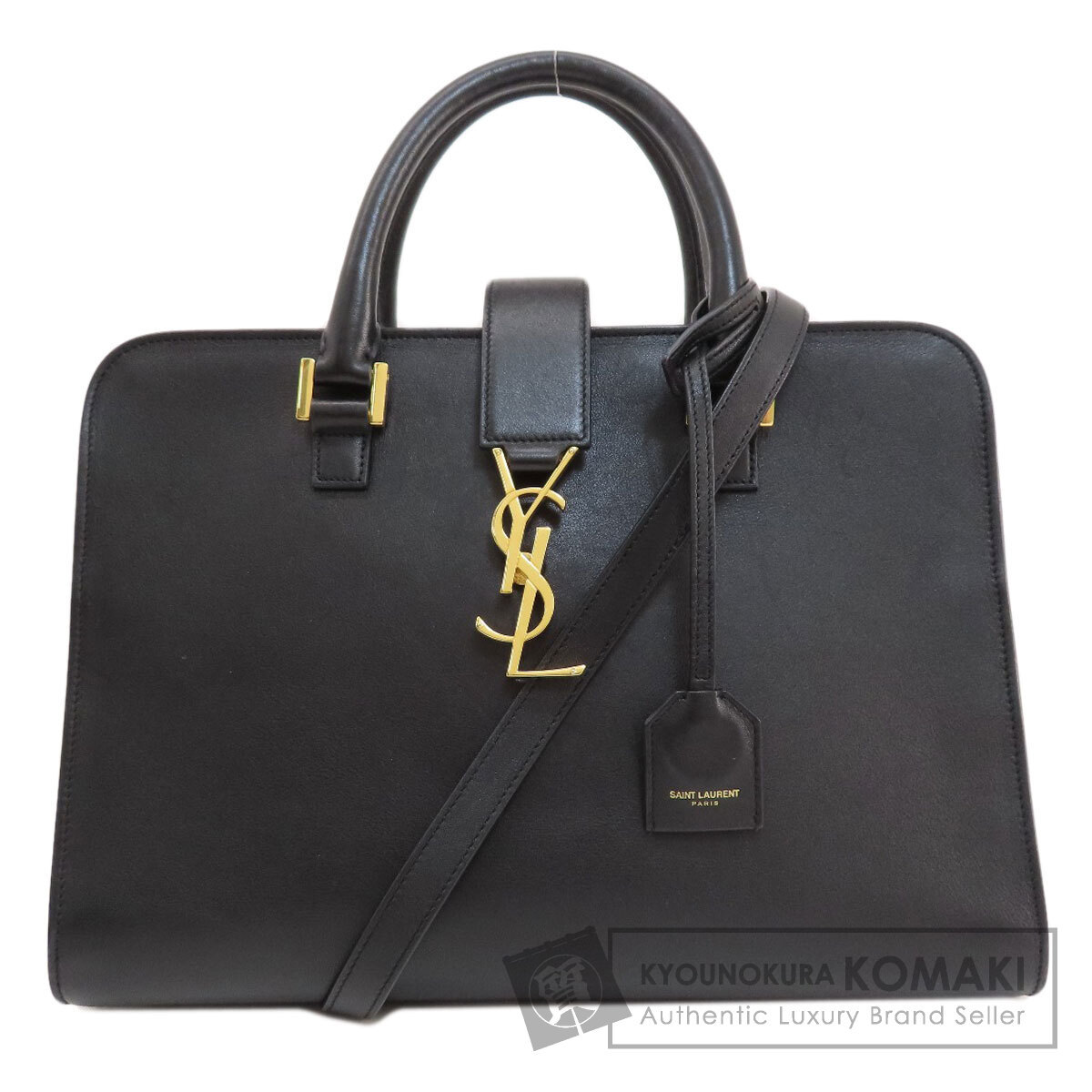 SAINT LAURENT サンローラン ベイビーカバス 2WAY ハンドバッグ カーフ レディース 中古