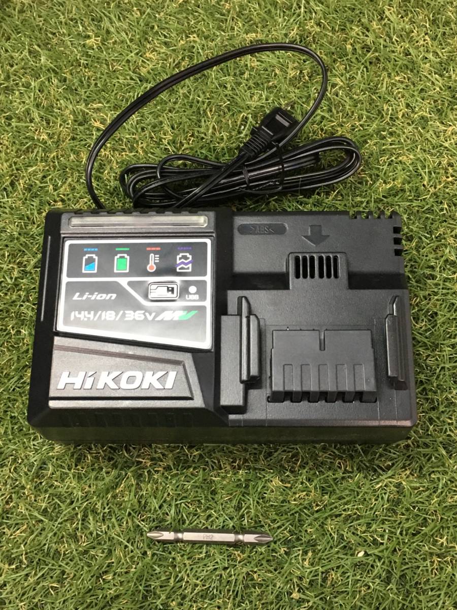 【未使用品】HiKOKI(日立工機) 18Vコードレス振動ドライバドリル(充電器、マルチボルトバッテリー2個つき) DV18DD(2XC) / ITLJ72KXLO84の画像9
