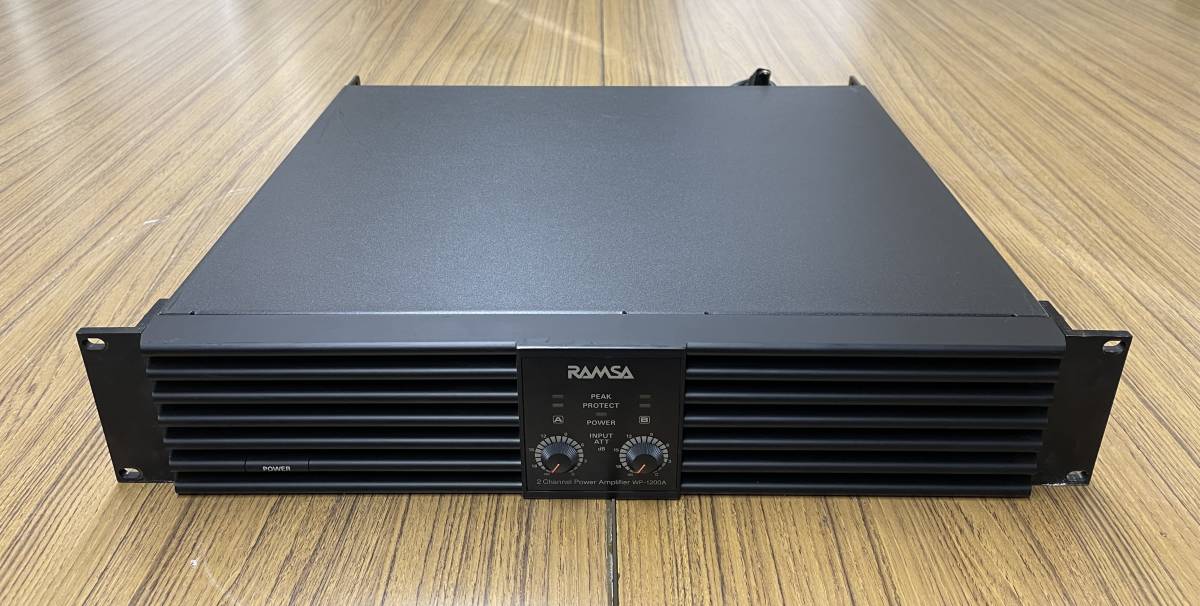 RAMSA 2Channel Power Amplifier WP-1200A 現状品 No.1_画像1