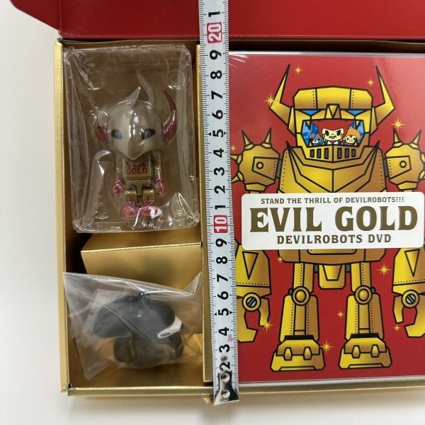 『KYUBRICK キューブリック EVIL GOLD DEVILROBOTS DVD 限定BOX/メディコムトイ』デビルロボッツソフビいどいさむフィギュア_画像3