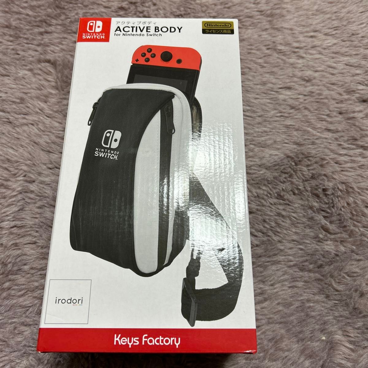 【任天堂ライセンス商品】 ACTIVE BODY for Nintendo Switch ブラック