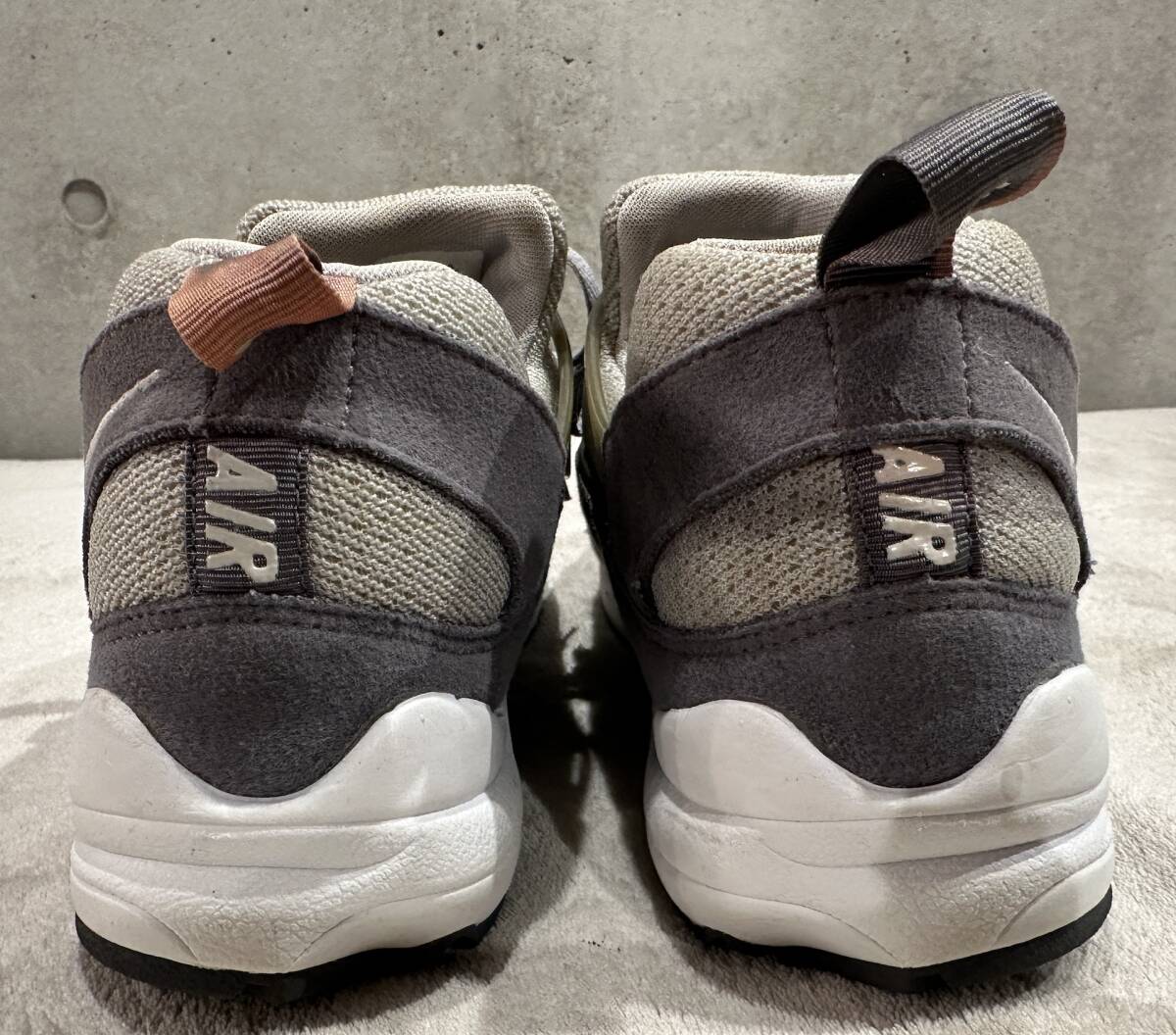 【名作】NIKE × BEAMS ナイキ AIR HUARACHE LIGHT エアハラチライト US10 グレー スニーカー ビームス 02年製【レア】_画像4