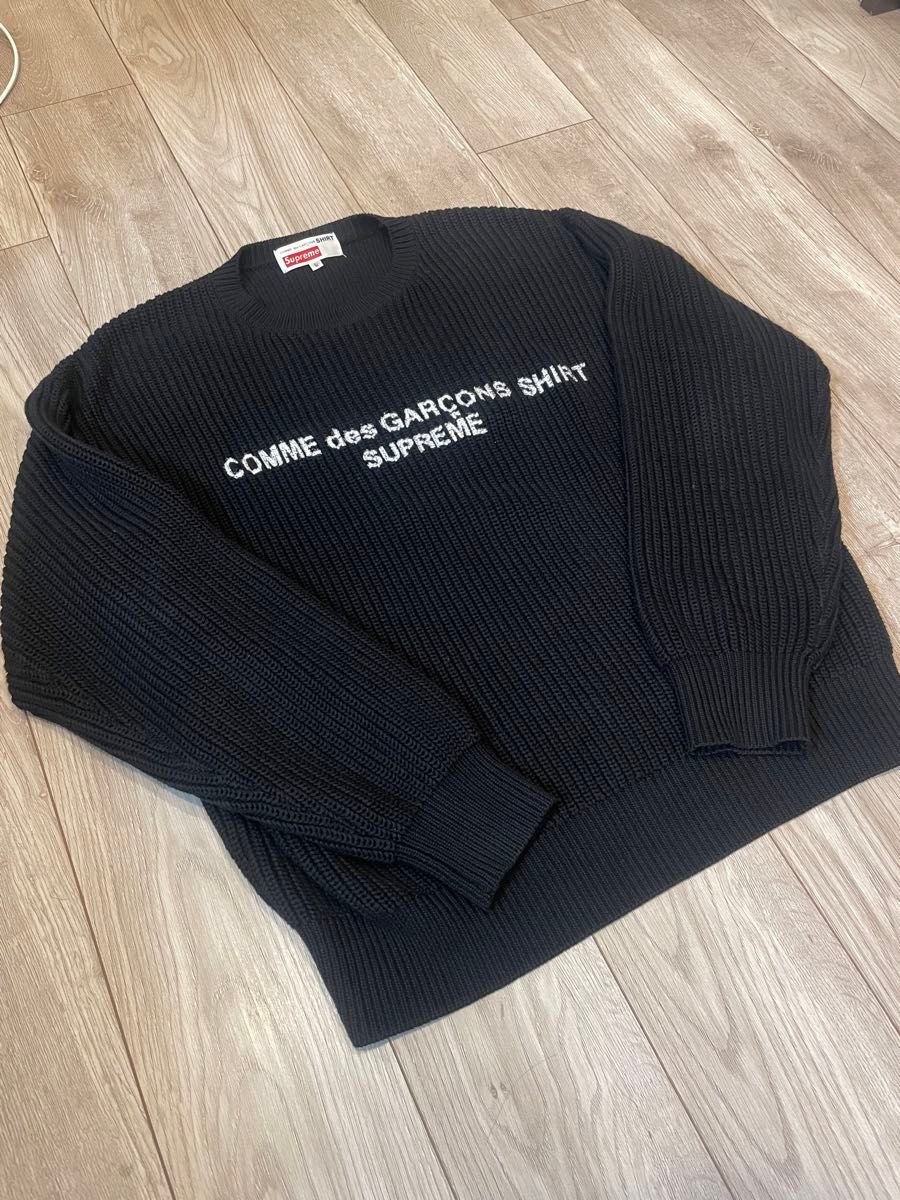 モーガン蔵人着用】Supreme × COMME des GARONS 18aw sweater L モーガン蔵人着用】Supreme × COMME des GARONS 18aw sweater L