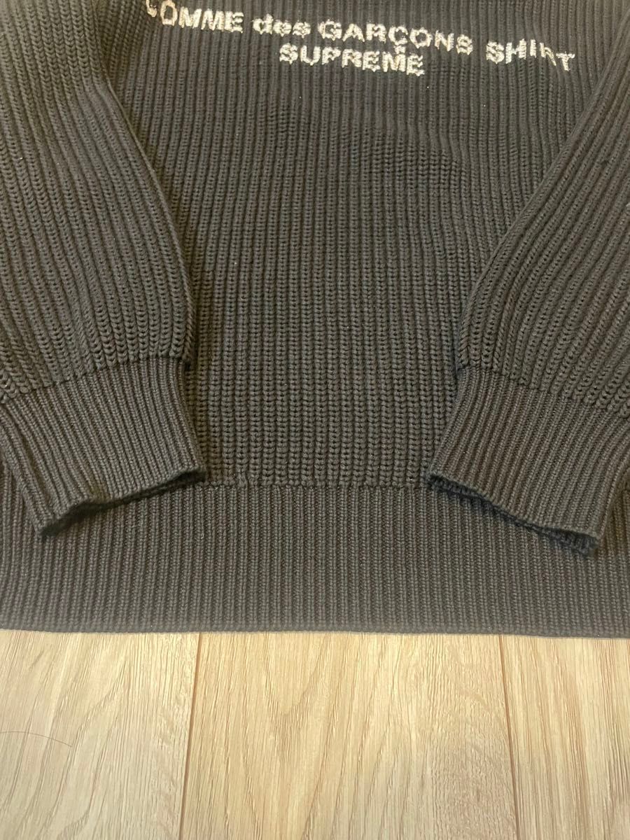 モーガン蔵人着用】Supreme × COMME des GARONS 18aw sweater L モーガン蔵人着用】Supreme × COMME des GARONS 18aw sweater L