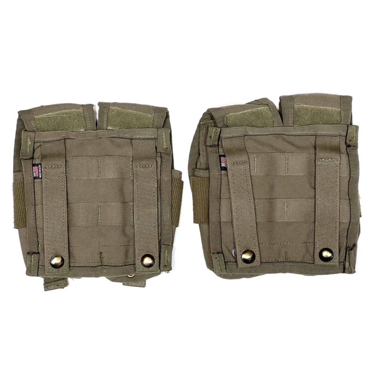 DIAMONDBACK TACTICAL BattleLab M4/M16 double magazine pouch RG 2 piece ( inspection the US armed forces the truth thing discharge goods Ground Self-Defense Force DBT RLCS Ranger green 75th