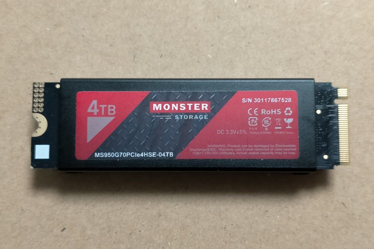 Monster Storage NVMe PCIe Gen4 SSD 4TB 1点|Yahoo!フリマ(旧PayPayフリマ) Monster Storage NVMe PCIe Gen4 SSD 4TB 1点|Yahoo!フリマ(旧PayPayフリマ)