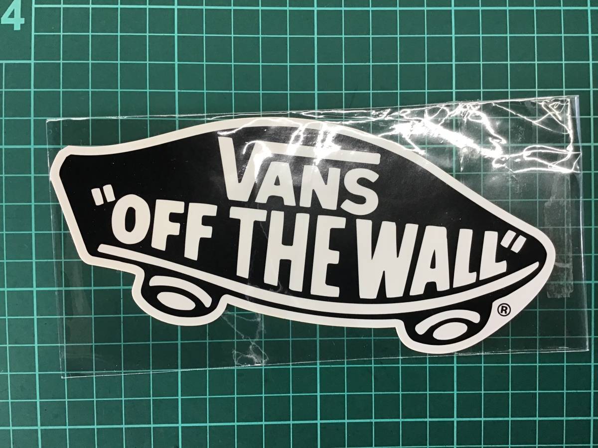 『Vans OFF THE WALL』 ステッカー デカール VANS 黒の画像1