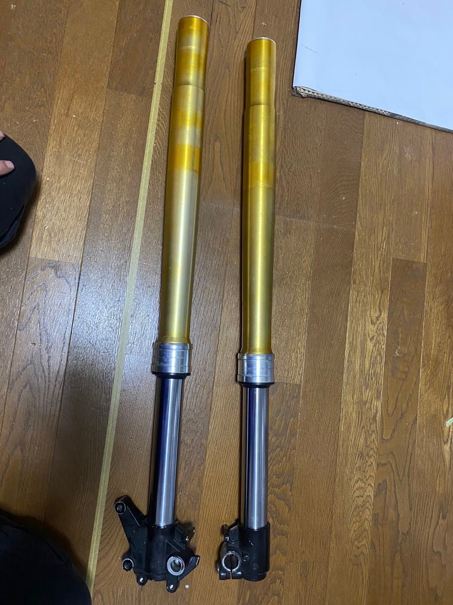送料込み 車種不明 フロントフォーク 倒立フォーク 前置850mm 47 送料込み 車種不明 フロントフォーク 倒立フォーク 前置850mm 47