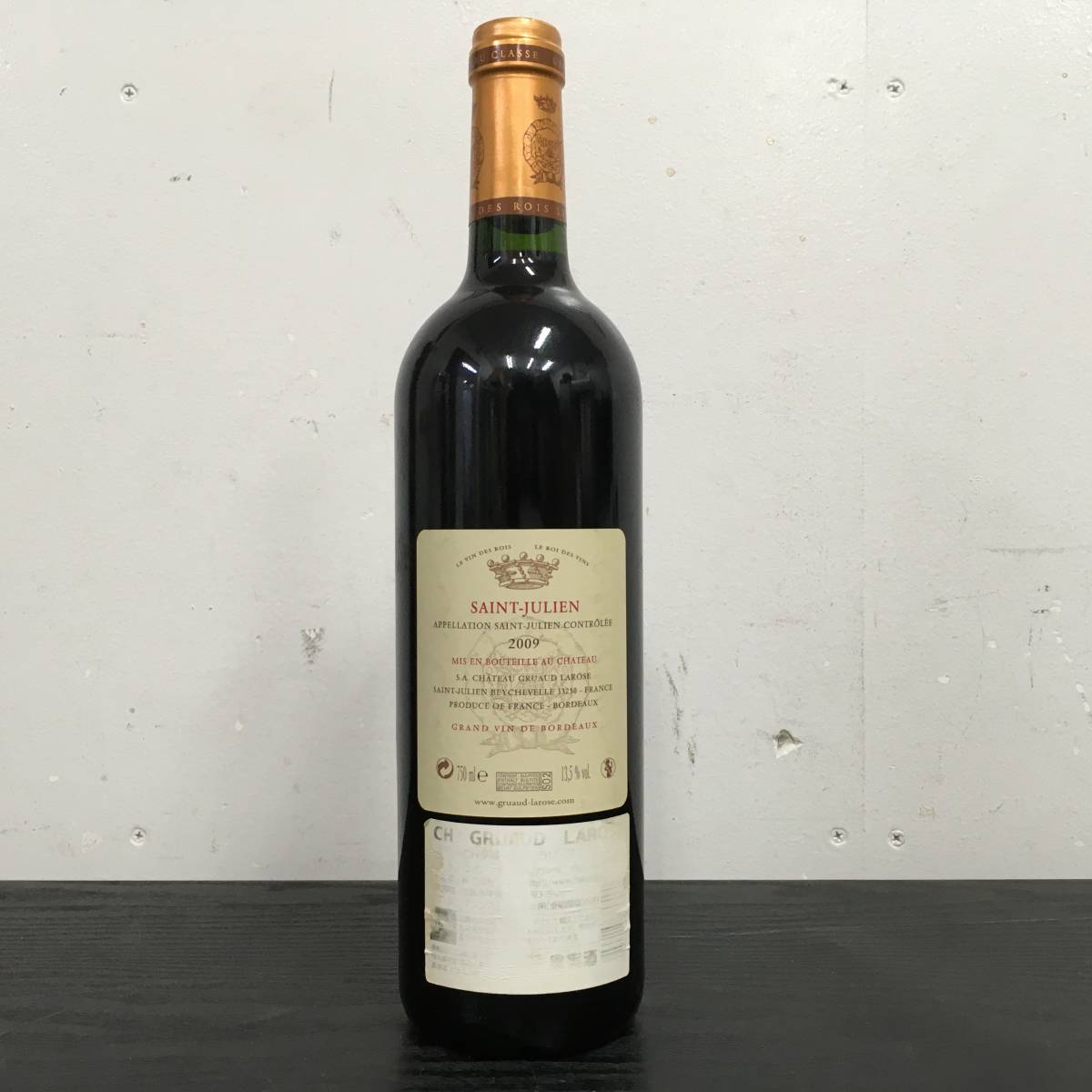 TT7 古酒 未開封 CHATEAU GRUAUD LAROSE 2009 シャトー グリュオ ラローズ サン ジュリアン 赤ワイン 750ml 13.5 % FARR CHATEAU_画像4
