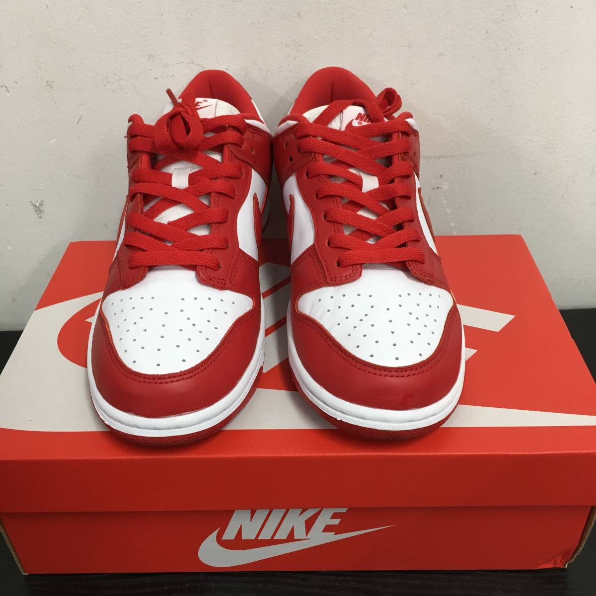 TT47 ナイキ NIKE DUNK LOW SP UNIVERSITY RED CU1727-100 26.5cm 未使用 DARR ダンクローSP ユニバーシティレッド_画像2