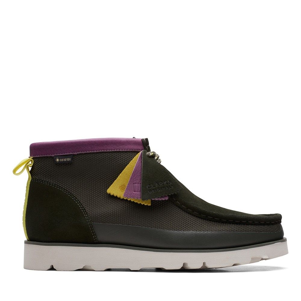 Clarks ワラビー2 GTX コンビブーツ US8 新品同様 定価34 100円 Clarks ワラビー2 GTX コンビブーツ US8 新品同様 定価34 100円