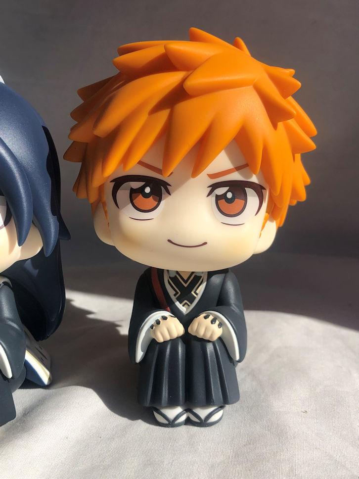 るかっぷ BLEACH 黒崎一護＆朽木白哉 セット【限定座布団付き】　中古_画像3