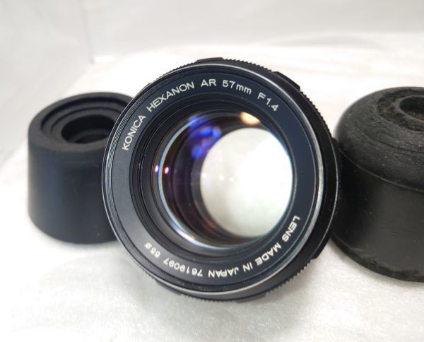 ★希少！超美品★KONICA コニカ HEXANON AR 57mm F1.4★完動品★_画像1