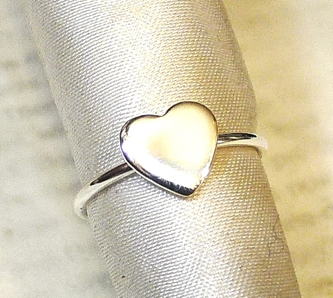 SR1592 ring silver 925. ring 11 number Heart free shipping 