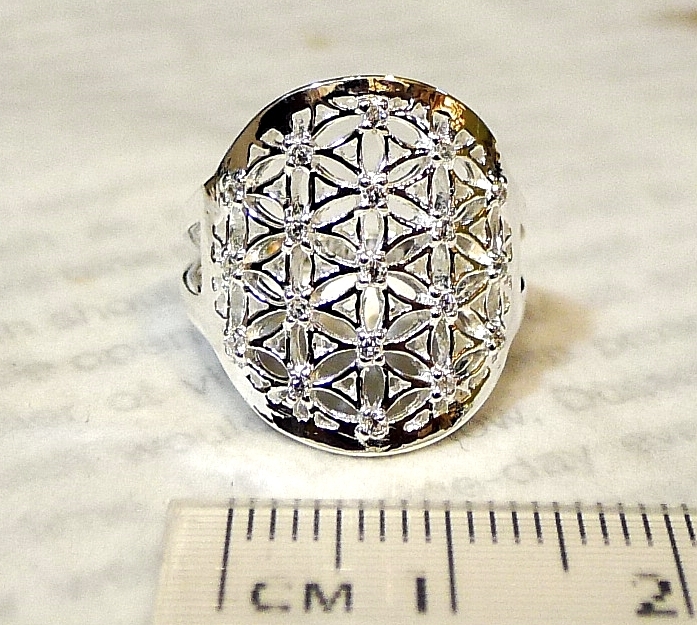 SR1571 ring silver 925. ring 11 number Cubic Zirconia gorgeous free shipping 