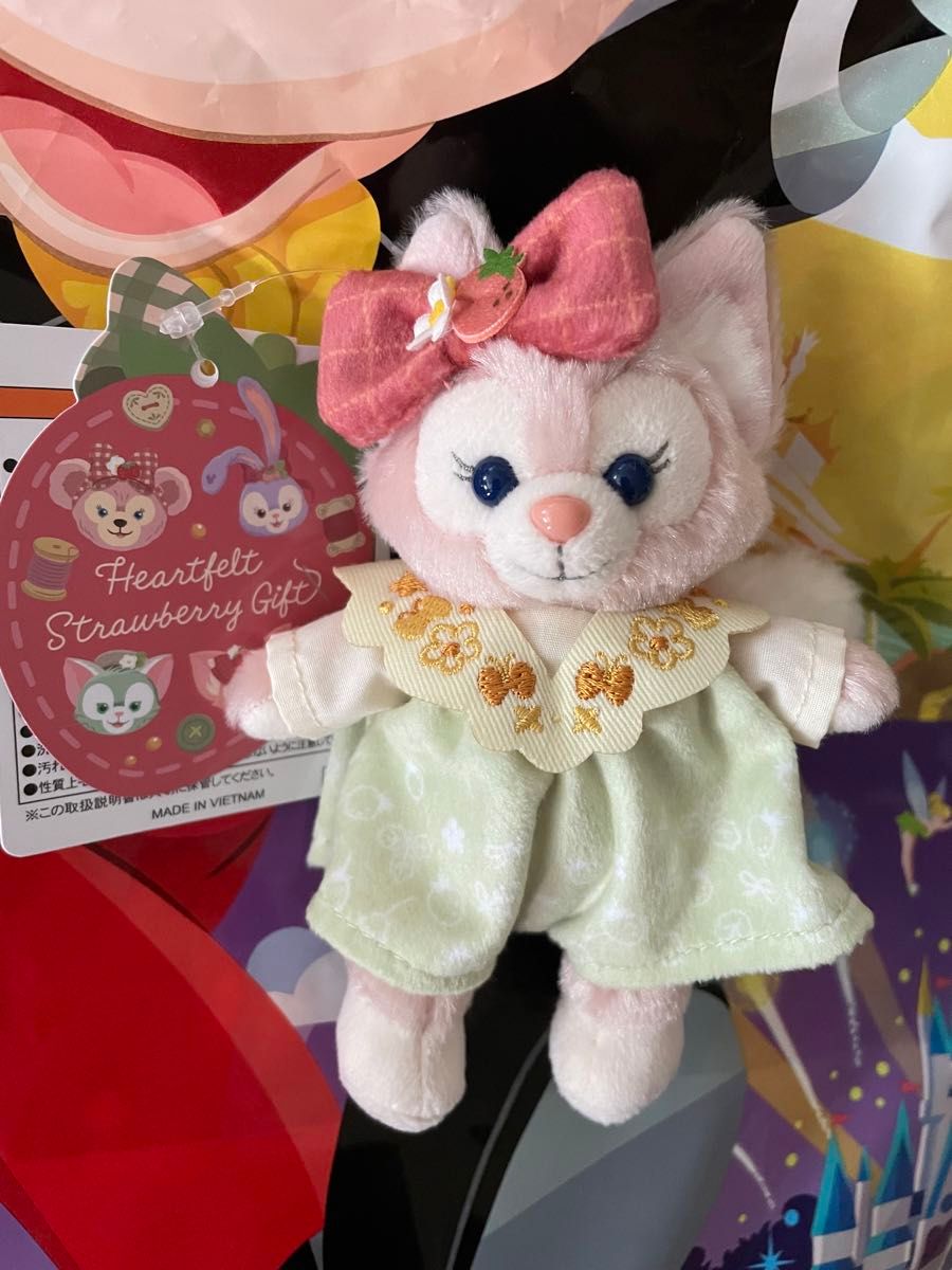 リーナベル ぬいぐるみバッジ ハートフェルト ストロベリー リーナベル ぬいぐるみバッジ ハートフェルト ストロベリー
