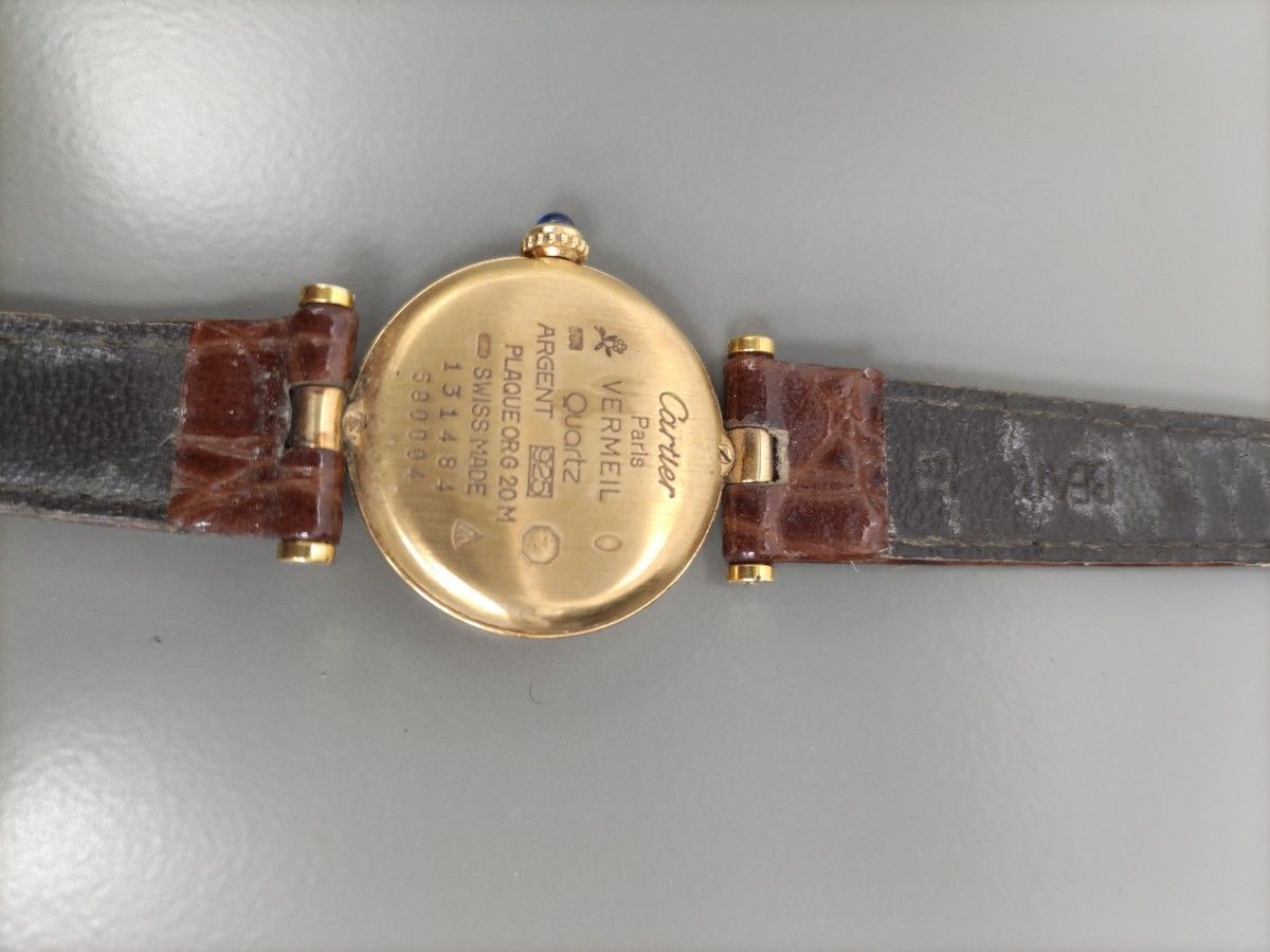 must de Cartier  カルティエ マストヴァンドーム ヴェルメイユ レディース 腕時計