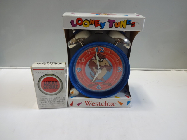 目覚まし時計 機械式 ゼンマイ式 Westclox ルーニーチューンズ　タズ　LOONEY TUNES TAZZ　タズマニアン・デビル 未使用品 デッドストック_画像1