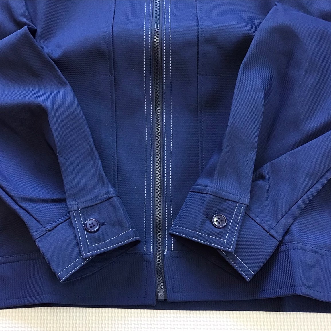 M (在庫処分) 新品未使用品 FULLTURN 長袖ジャンパー [2020] サイズ LL /ブルー/青/日本製/通年/ストレッチ/作業着/作業服/ワークウェア_画像5