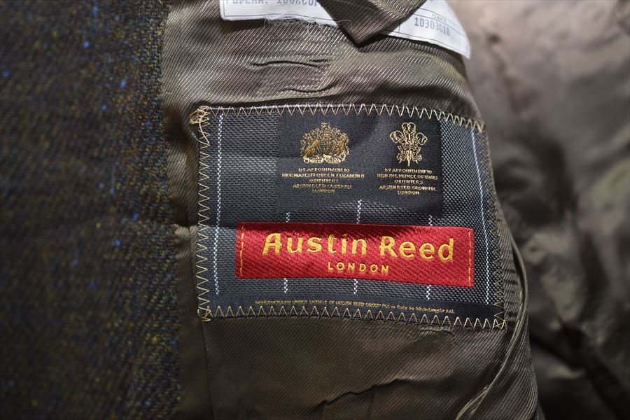 Austin Reed London★イタリア製★良質　肘あて　エルボーパッチ付　コットンジャケット XL（J-366)　メンズ　ブレザー　おすすめ_画像6