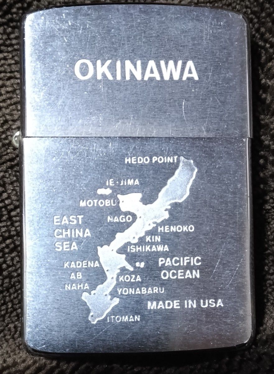 1988年製　ZIPPO オイルライター　レギュラーモデル　 ジッポー　沖縄