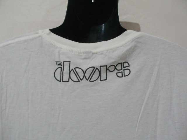 ssy8366 DIVIDED H&M エイチアンドエム 半袖 Tシャツ ホワイト ■ 前後プリント ■ THE doors クルーネック Mサイズ_画像6