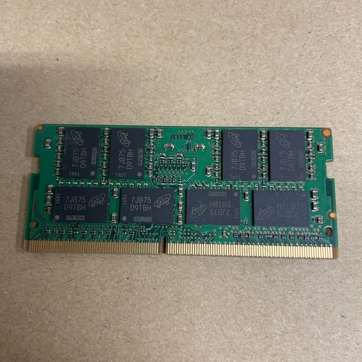 ス92 Micron ノートPC メモリ 16GB 2Rx8 PC4-2133P 1枚 動作確認品_画像2